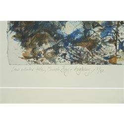 Robert J Dutton (Yorkshire Contemporary): 'Low Winter Tide - Church Bay Anglesey', limited edition colour print signed titled and numbered 1/50, 55cm x 58cm