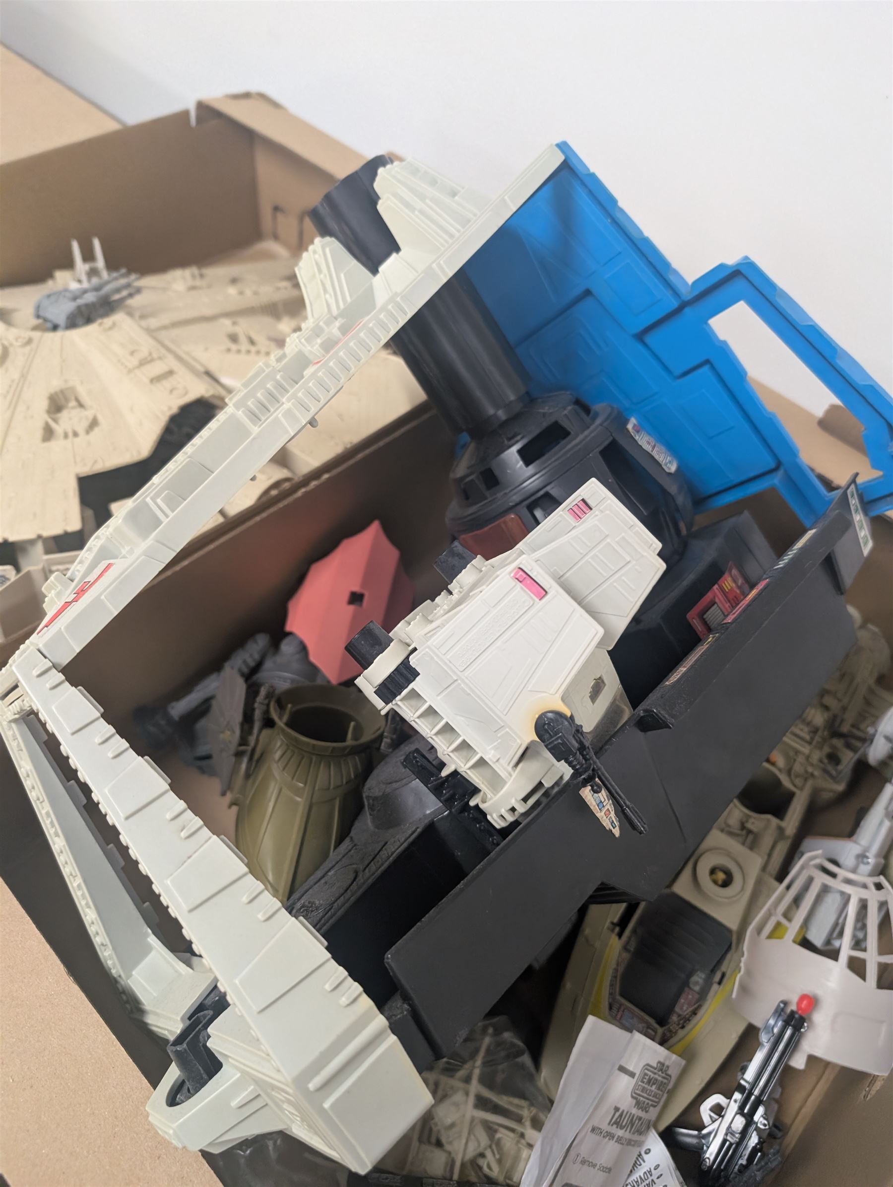 Kenner Millennium Falcon and Darth Vader's Star Destroyer