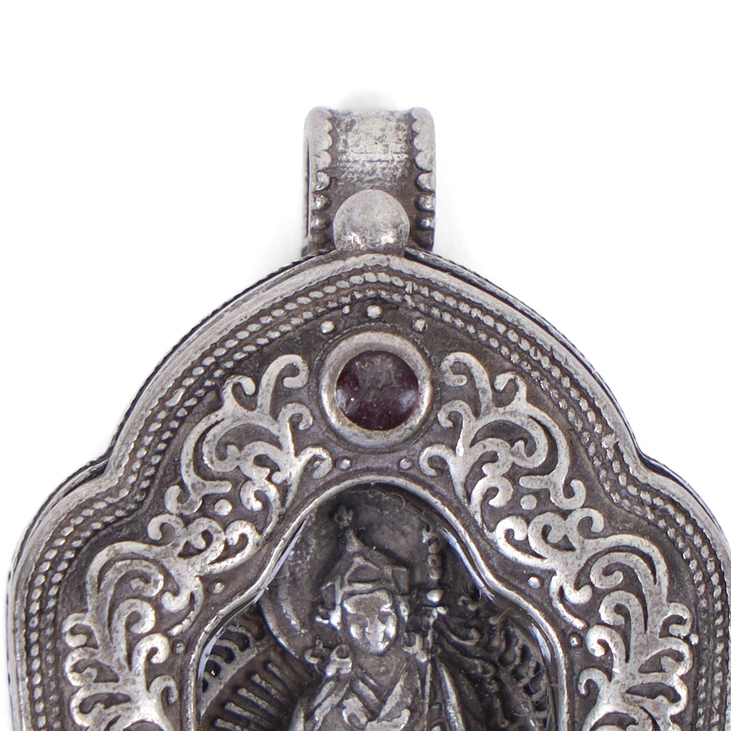 Pair of Tibetan prayer boxes, H5cm