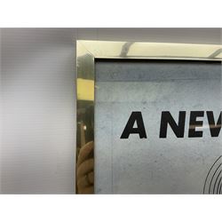 Helicopter Spies - Man from Uncle poster, framed and glazed, overall H79cm L104cm