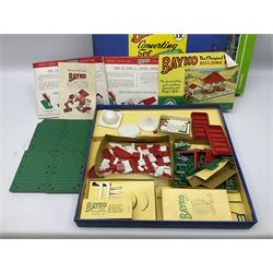 Three Bayko Building Sets comprising No.1 with Nos.2x & 3x Converting Sets; together with Subbuteo Table Football game containing two teams; all boxed (4)