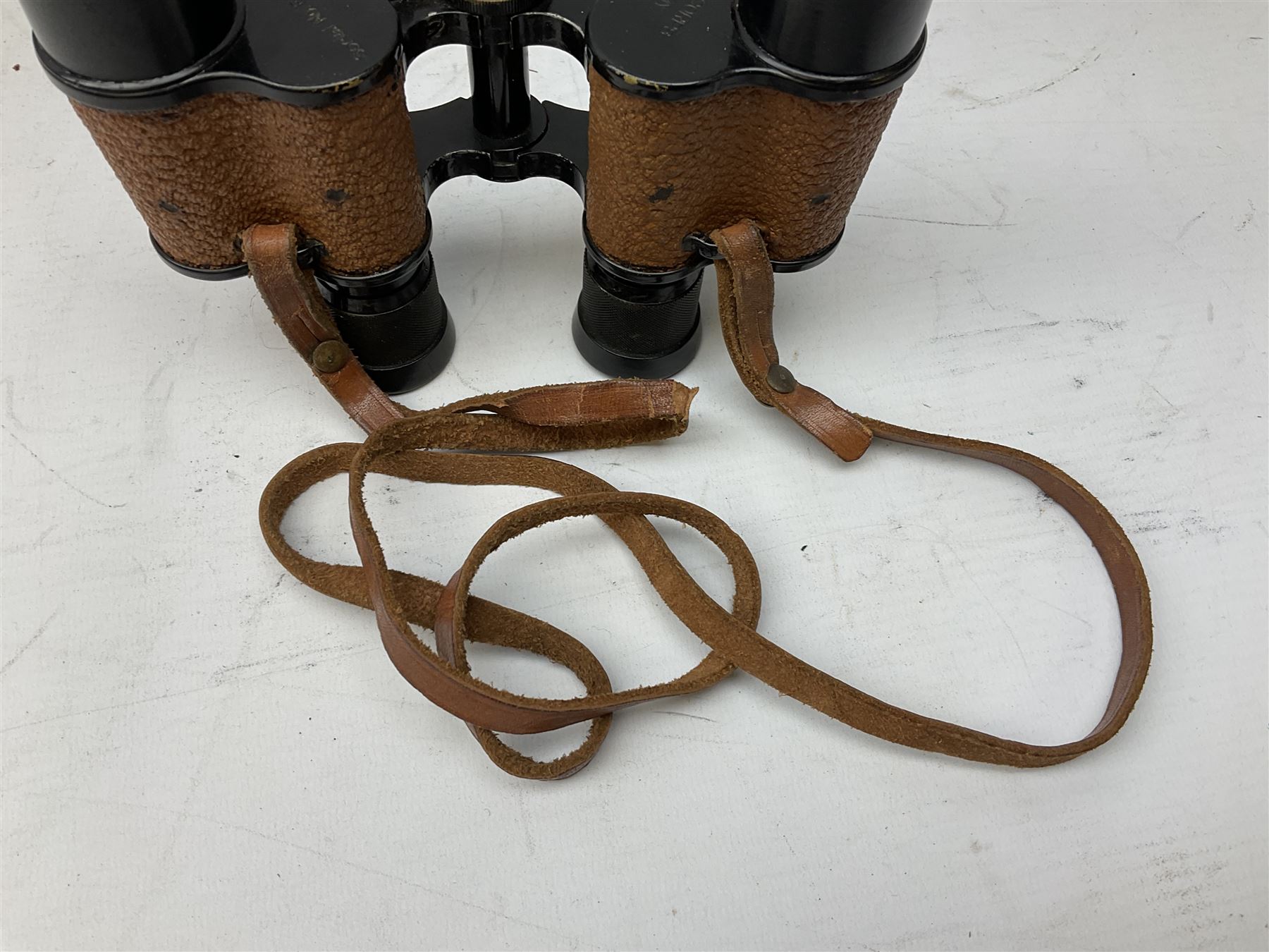 Pair of Bausch & Lomb U.S.A. 30mm binoculars and a pair of WWII period Bino Prism No.5 MKV 7X binoculars dated 1944 (2)