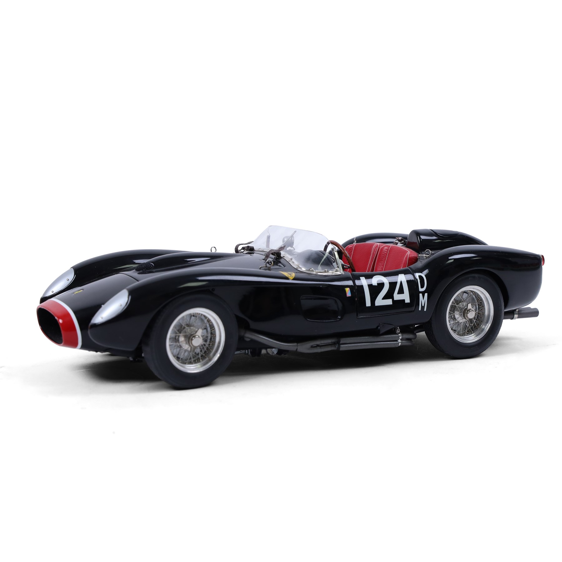 Limited edition CMC 1:18 scale Ferrari 250 Testa Rossa 1957 'Pontoon Fender' chassis no. 0714 in black, no. M-081, boxed 