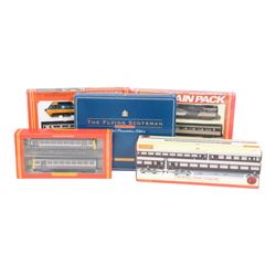 Five Hornby 00 gauge Train/Coach packs, comprising R336 BR Intercity 125 Train Pack, R332 ...