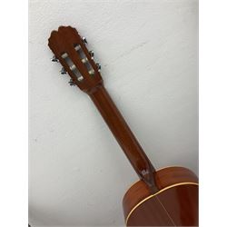 Saxon acoustic guitar Folk Model 812, serial no.43263 L102cm; Jose Ferrer El Primo small or child's size acoustic guitar, serial no.006980 L85cm; both in carrying soft cases; and Spanish Admira Concert Grande acoustic guitar (3)