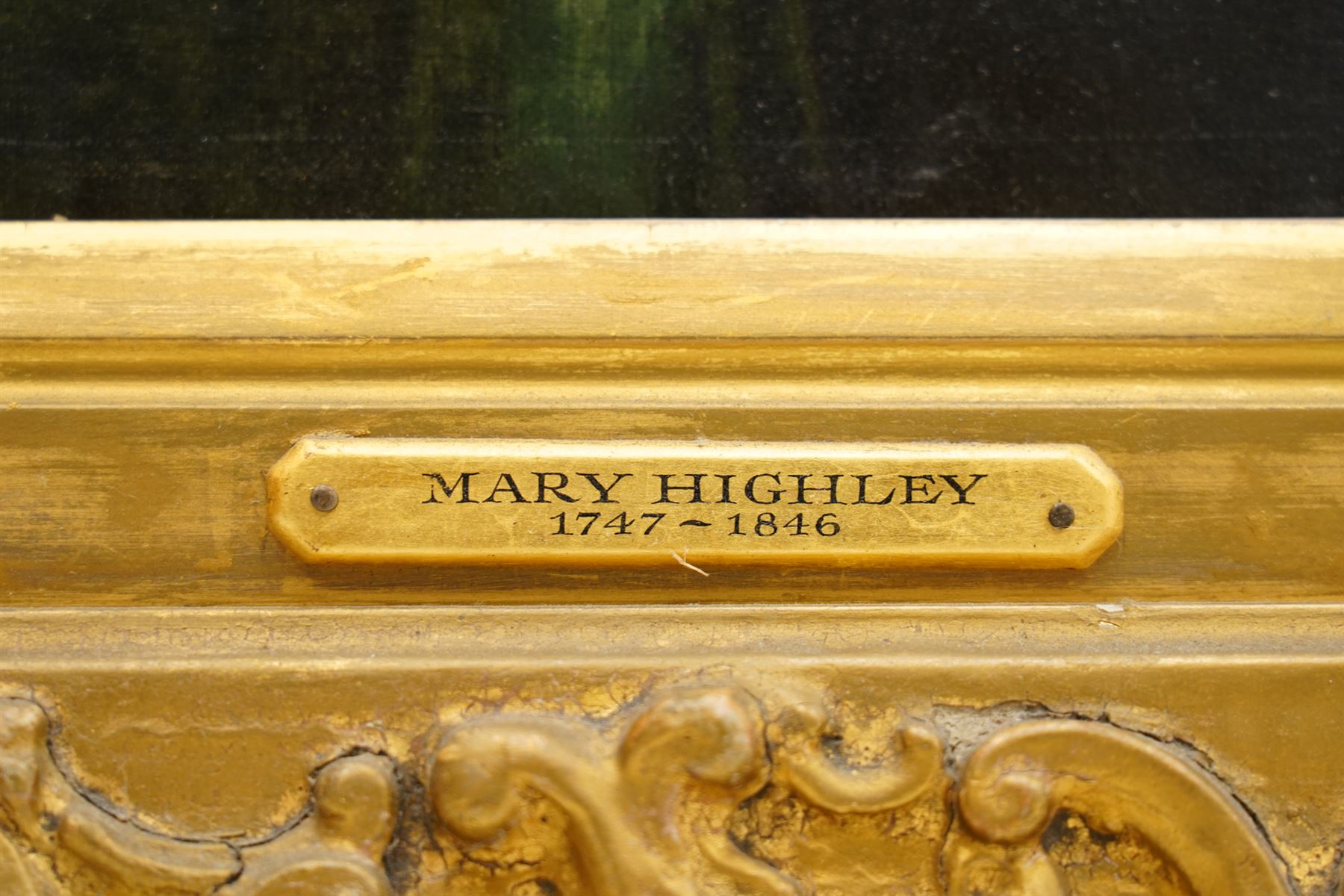LTH (British Mid-19th century): Portrait of Mary Highley Aged 96 Holding a Holy Bible, oil on canvas signed inscribed and dated 1845 verso 90cm x 70cm