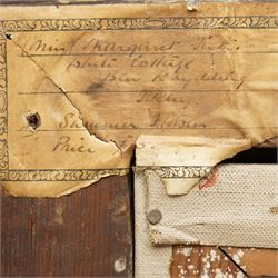 Margaret Firth (British 1898-1991): Still Life of Flowers in a Vase, oil on canvas signed, labels verso 48cm x 38cm