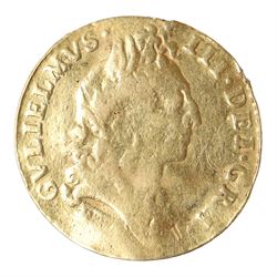 William III 1695 gold half guinea coin