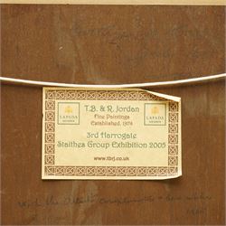 John William Howey (Staithes Group 1873-1938): Farmstead - Cast Eden, oil on board signed 24cm x 29cm