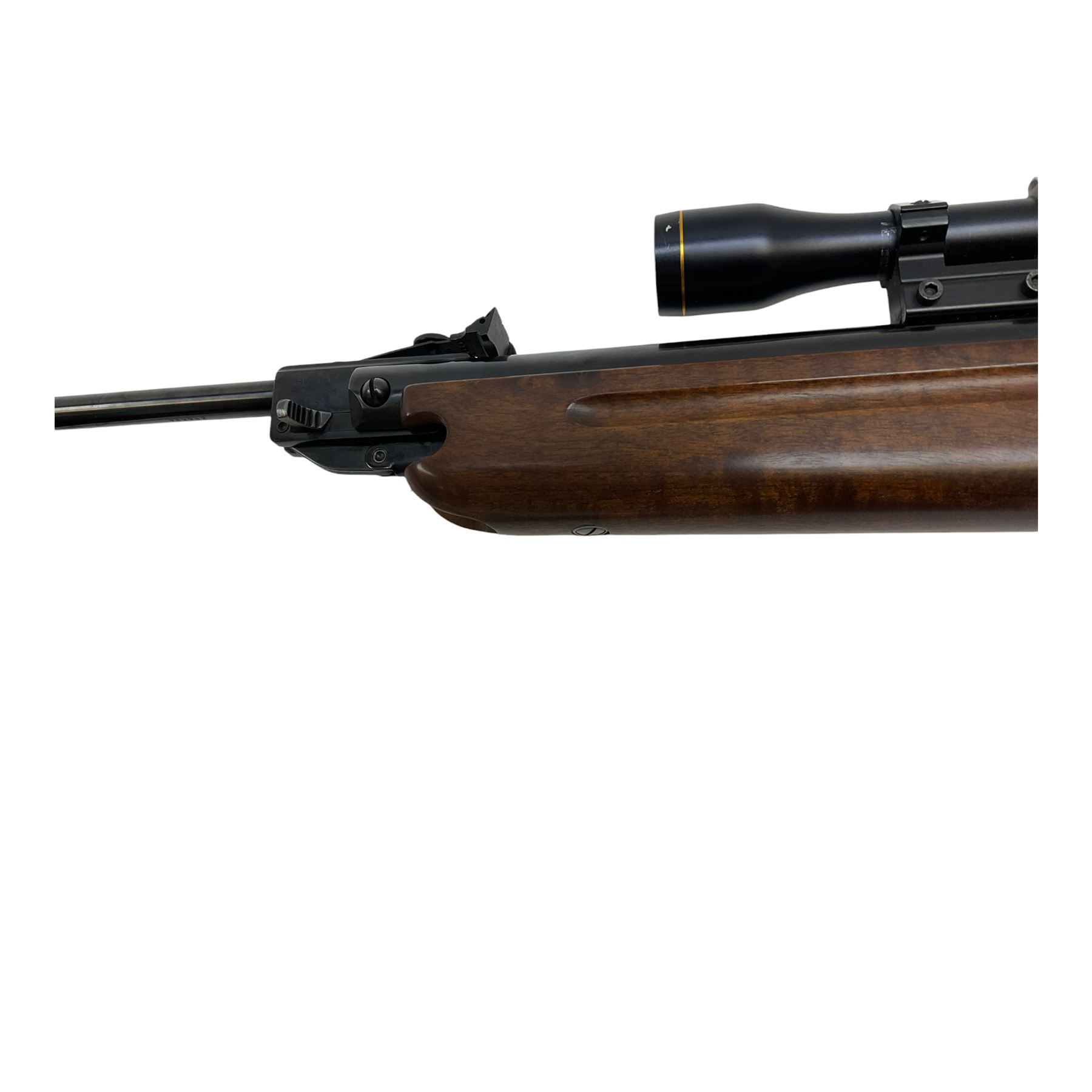 Weihrauch model HW35 air rifle Kal.5.5, with A.S.I De Luxe 4 x 32 scope, overall L121cm serial no. 989962