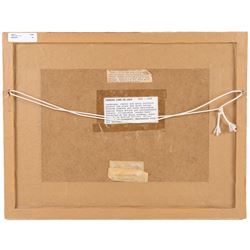 Charles John de Lacy (British 1856-1929): Japanese Battleship, watercolour signed 14.5cm x 26.5cm 