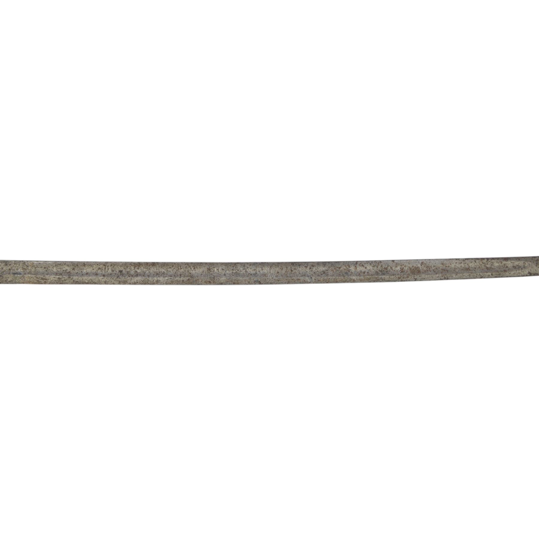 Victorian Rifle Regiment officer's sword,  1827 pattern, with 78cm steel blade, wirebound fishskin grip, overall L92cm