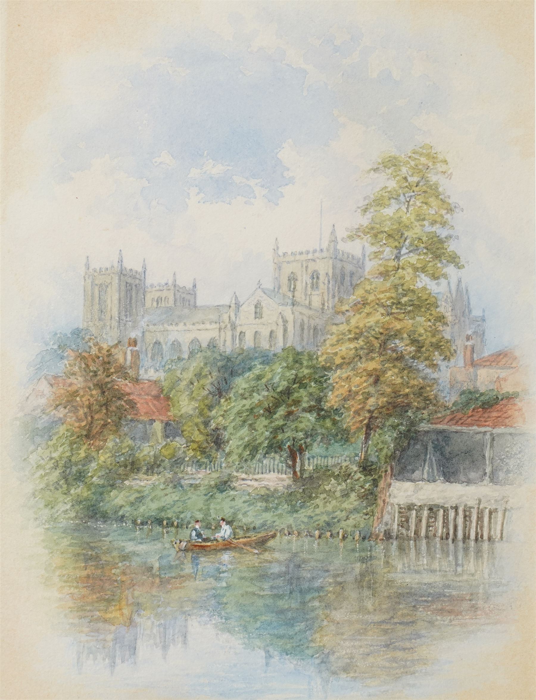 George Fall (British 1848-1925): Ripon, watercolour signed beneath mount 21cm x 16cm