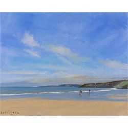 Malcolm Ludvigsen (British 1946-): 'Scarborough', oil on canvas signed, titled signed and ...