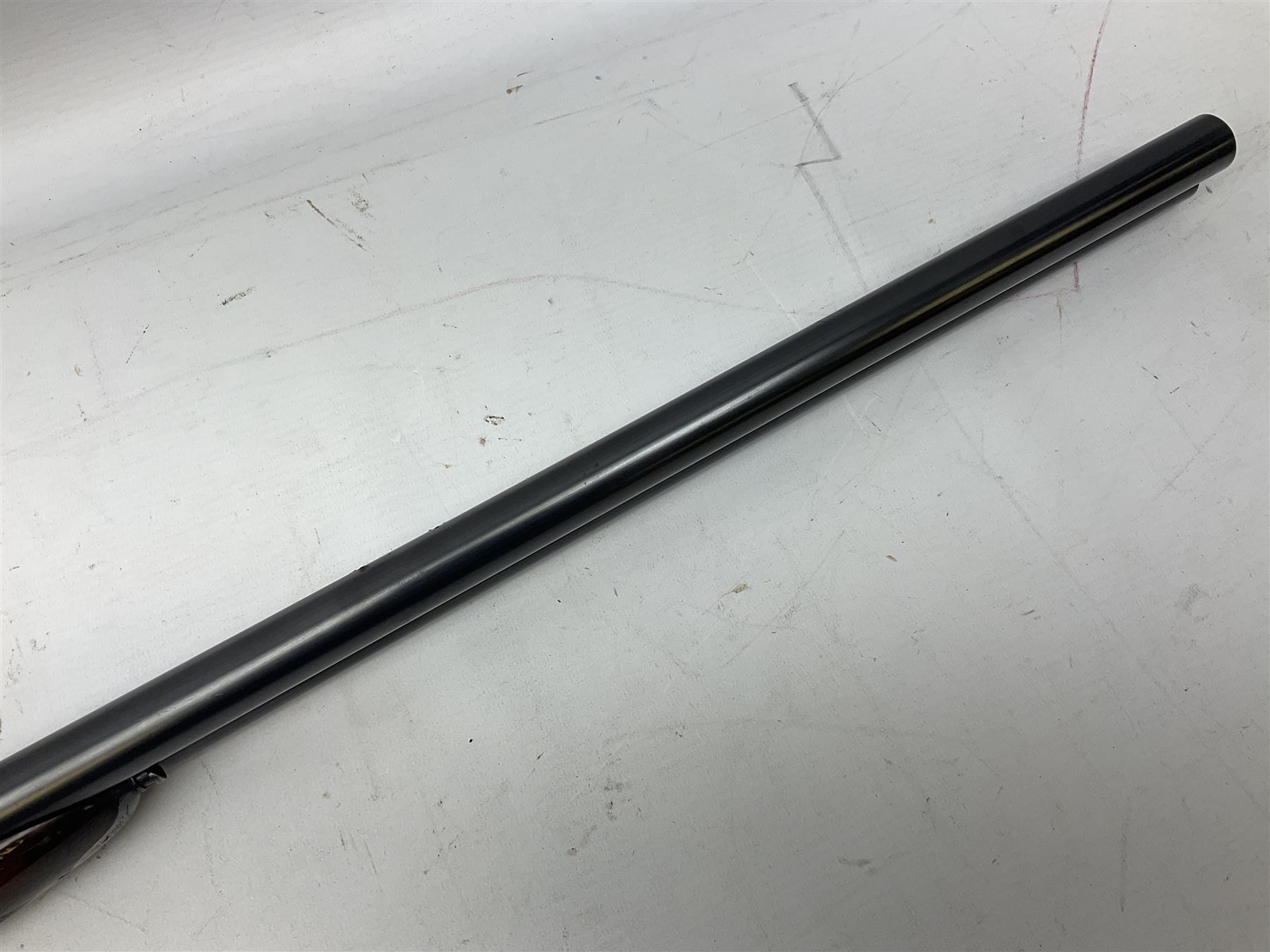 Spanish AYA 12-bore double barrel side-by-side boxlock ejector sporting gun, with 66cm barrels and top safety, walnut stock with chequered grip and fore-end, serial no.157943 L111cm SHOTGUN CERTIFICATE REQUIRED