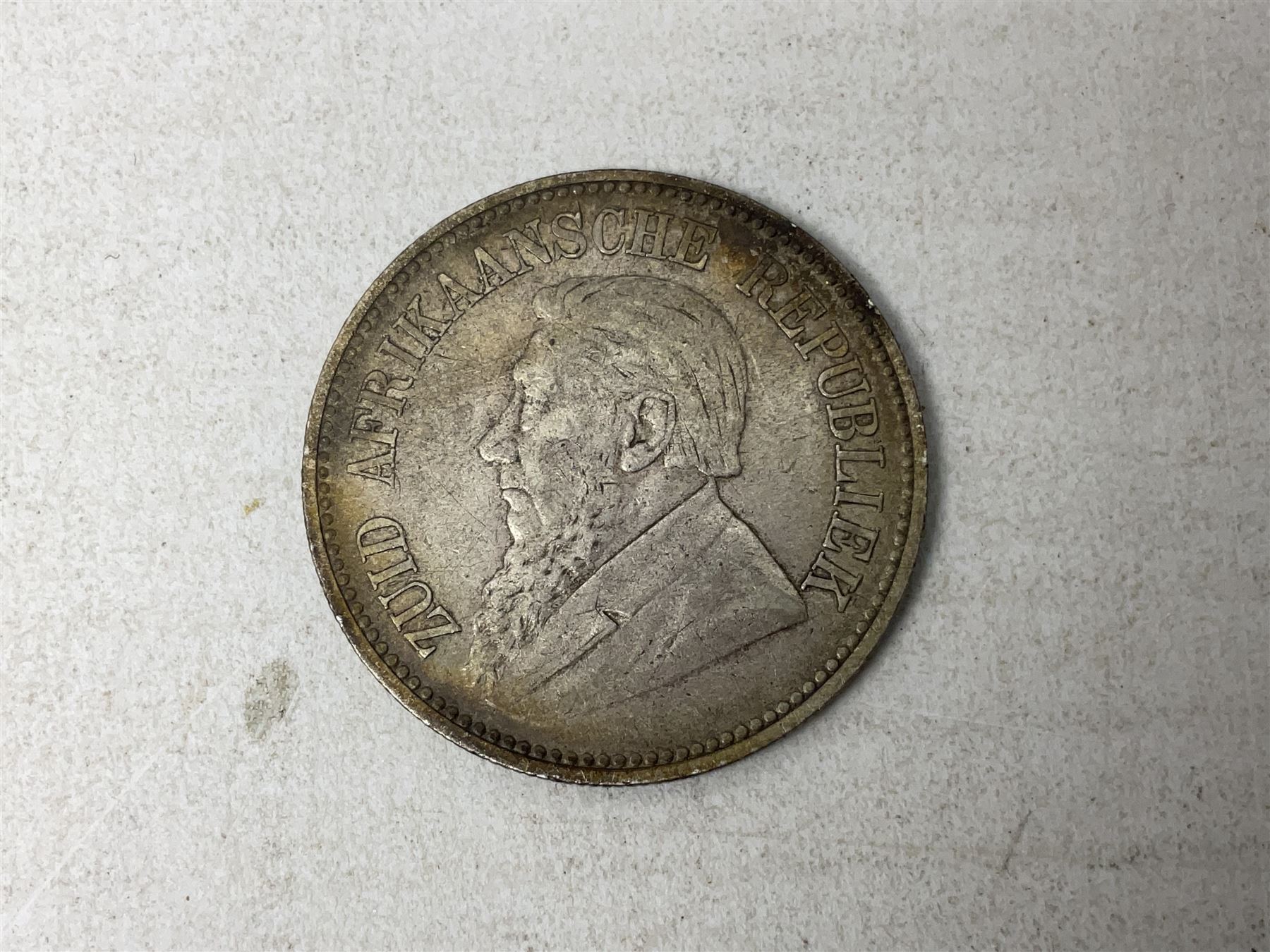 South Africa 1895 2 1/2 shillings, various Queen Elizabeth II five pound and two pound coins, pre euro coinage, pre decimal coinage etc
