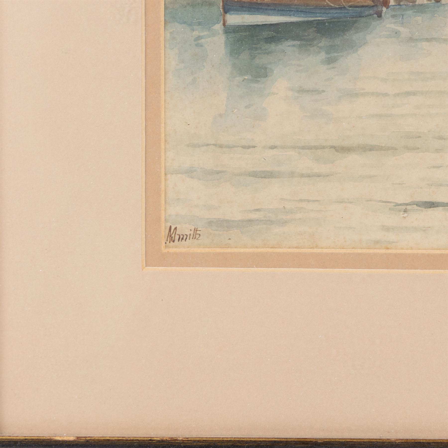 A Smith (British 19th/20th Century): Scarborough Pier Lighthouse, watercolour indistinctly signed 24cm x 19cm; C Marr (British 19th/20th Century): 'Whitby Harbour', two watercolours signed, one titled verso, 20cm x 28cm and 22cm x 29cm (3)