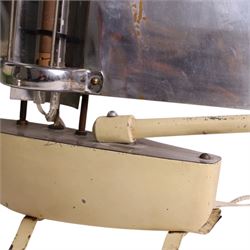 Bunting Electric Company, - Art Deco heater styled as a sailboat, circa 1930, marked Bunting to the body, H75cm 