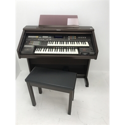 Technics SX-EA5 electric organ and stool