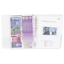 Queen Elizabeth II mint decimal stamps, mostly in presentation packs, face value of usable postage approximately 650 GBP