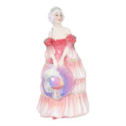 Four Royal Doulton figures, comprising Suzette HN1487, Veronica HN1517, June HN1691 and Janet HN1916