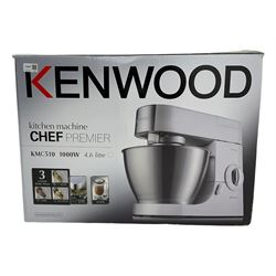 Kenwood - chef premier mixer, boxed with attachments 