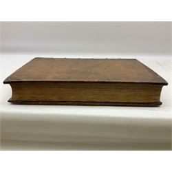 Drake Francis: Eboracum: Or The History And Antiquities Of The City Of York. 1736 William Boyer London, with copper plates, rebacked full calf binding