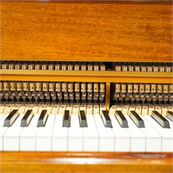 Julius Bluthner-light mahogany overstrung Baby Grand Piano serial No 118183 (1934), with a grand roller action, 88 ivory and ebony keys AO-C7, raised on three square tapered legs with brass castors, adjustable music desk and Lyre with sustain and una-corda pedals, recently (2007) thoroughly restored, case re-finished and polished, action completely overhauled and adjusted with good repetition, frame totally re-strung including copper wound bass strings, new tuning pins, hammer heads, dampers and traditional blue Bluthner string felt, in very good playing condition. With a matching adjustable piano stool fitted with a leather cover. Tuned to concert pitch, A=440.  Complete with key fall lock and key and three castor cups.
This item has been registered for sale under section 10 of the APHA Ivory Act, Reference X76CPCS8