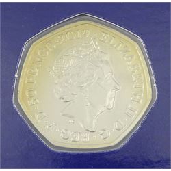 Queen Elizabeth II United Kingdom 2019 Kew Gardens commemorative anniversary fifty pence coin
