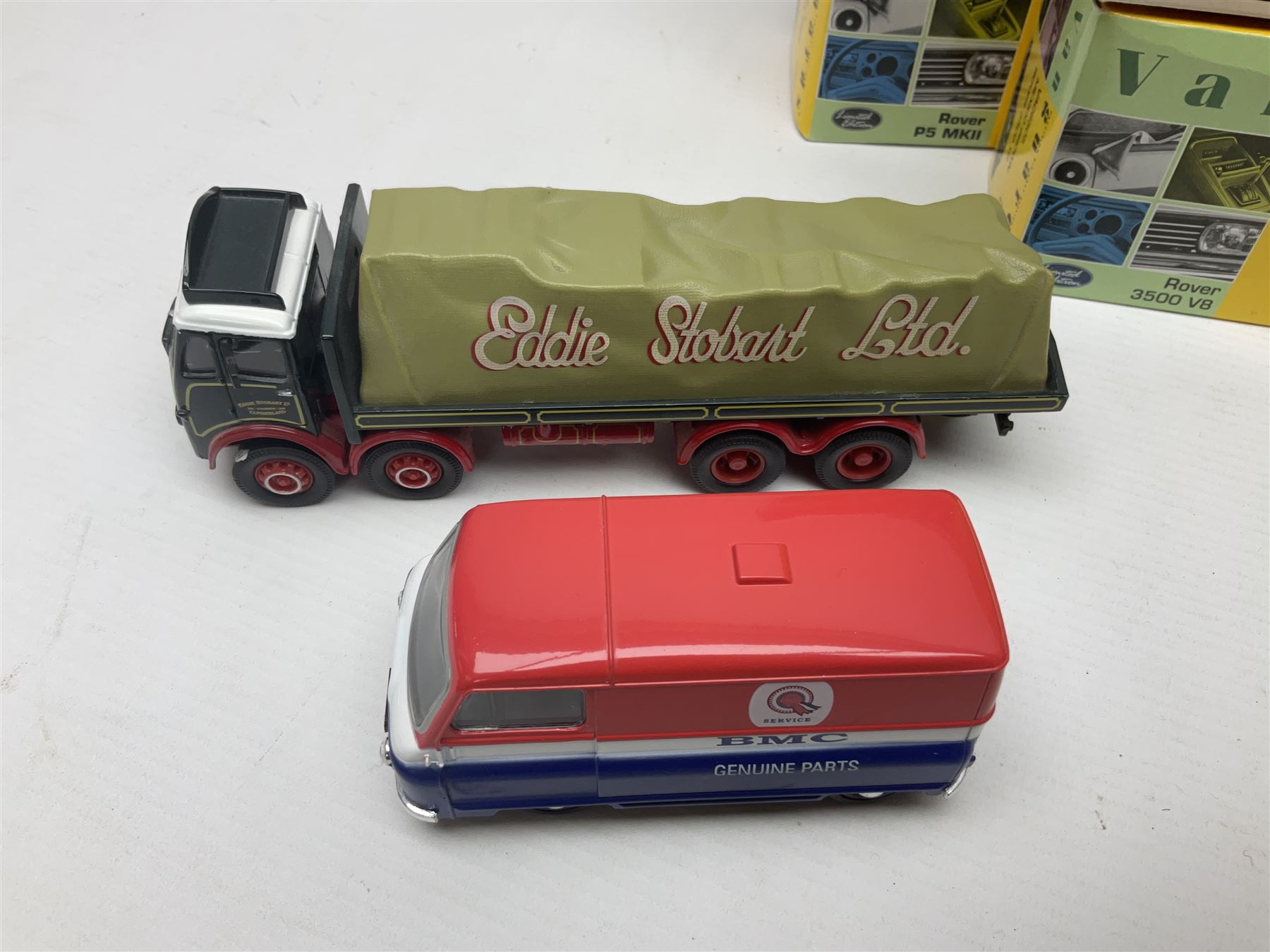 Corgi Classics - five commercial vehicles Nos.09802, 16302, CC13303, 97367 & 97951; nine Lledo Vanguards die-cast models; Matchbox Dinky Ford Pilot; and City Morris LD150 P.O. Telephones Van; all boxed; and four unboxed models

