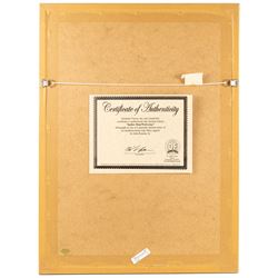 Limited edition signed lithograph 'Spider-Man/Wolverine' signed by John Romita, artwork by Matt Wagner, limited edition no. 51 of 699, framed with Dynamic Forces certificate of authenticity, artwork H52cm, W34cm