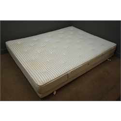  5' Kingsize box base, (W152cm, L196cm) and matching mattress (W152cm, L196cm) - to suit Edwardian/Victorian style bed  