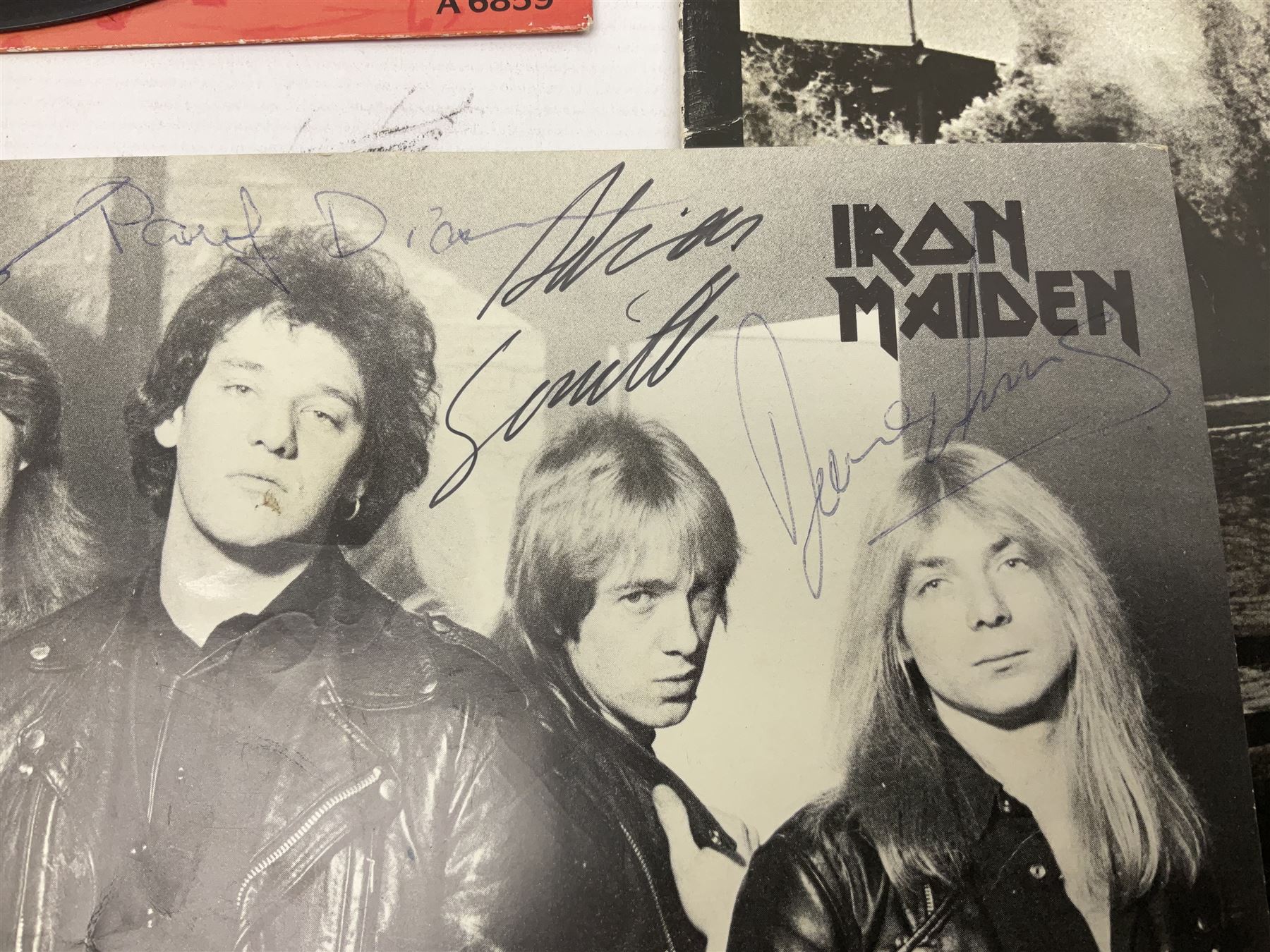 Ozzy Osbourne Shot in the Dark single, Rush World Tour magazine etc 