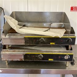 Two Buffalo electric griddles - THIS LOT IS TO BE COLLECTED BY APPOINTMENT FROM DUGGLEBY STORAGE, GREAT HILL, EASTFIELD, SCARBOROUGH, YO11 3TX