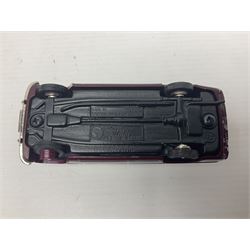 Four Lansdowne Models 1:43 scale models - 1956 Hillman minx Series 1 (Pearl grey over Fiesta blue); 1957 Hillman Husky Series 1 (Seacrest green/foam grey); 1960 Ford Consul MkII (Imperial maroon/smoke grey); and 1972 Vauxhall Ventora 3300 MkII; all boxed (4)