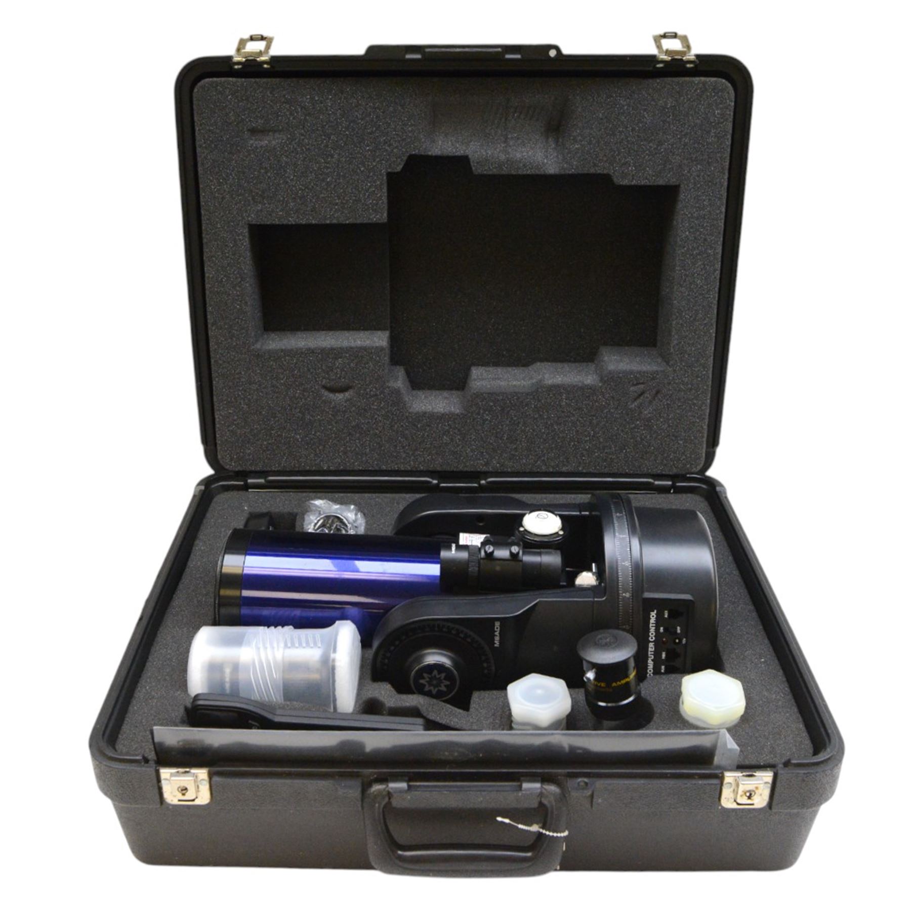 Meade ETX-90EC astro-telescope and tripod, in original case with remote control and accessories