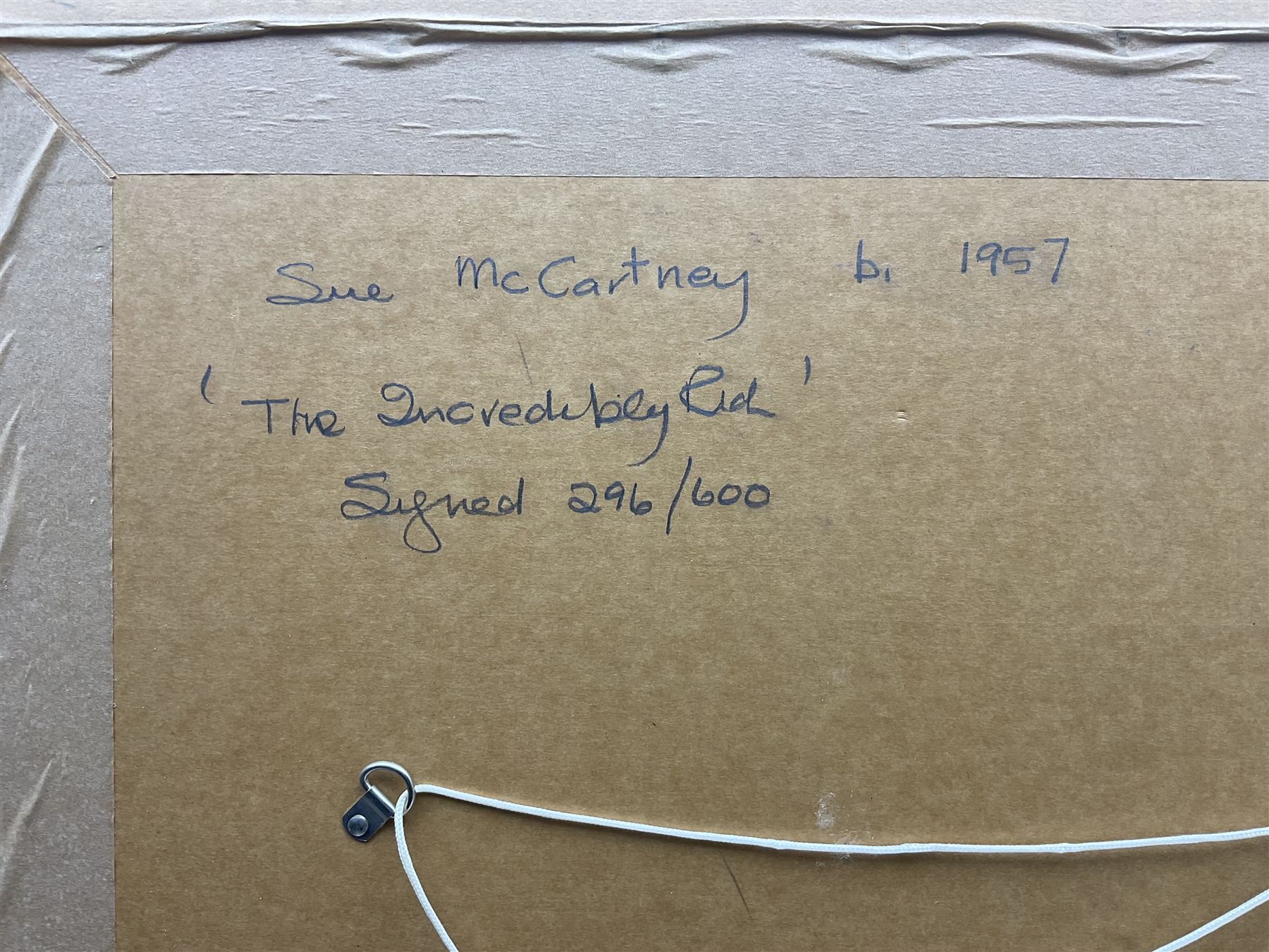 Sue Macartney-Snape (Tanzanian 1957- ): 'The Incredibly Rich Woman', limited edition print signed titled and numbered 296/600 in pencil, also verso 49cm x 37cm