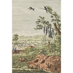 George Bickham Snr (British 1684-1758): Perspective Map of County 'Durham', rare 18th cent...