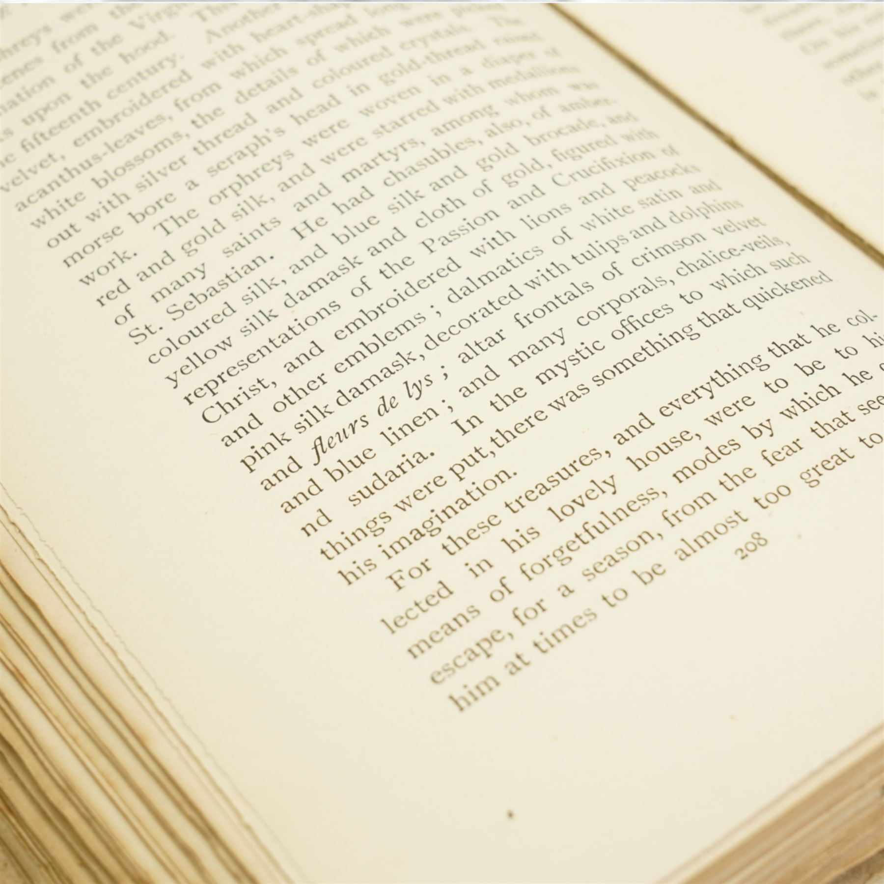 Wilde, Oscar - 'The Picture of Dorian Grey', early edition c. 1895, pub. Ward Lock & Bowden, with misprint 'nd' for 'and' on line 23, page 208, catalogue at end, the cover with card and gilt overlay daisy design by Charles Rickett