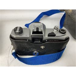 Quantity of cameras and lenses to include Topcon Unirex camera etc with cases