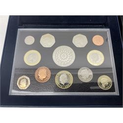 Five The Royal Mint United Kingdom proof coin sets, dated 2006, 2007, 2008, 2010 and 2011, all cased with certificates