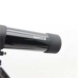 Tasco reflector telescope, model no. 302012, with equatorial mount