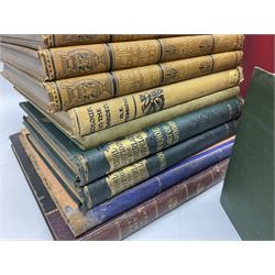 Richie, Ewing J; The Life and Times of W.E Gladstone by J Ewing Ritchie, six volumes, Walter Scott, B; The Imperial edition of the Waverley Novels, two volumes, Stebbing M.E; colour of the Garden and other books, in two boxes