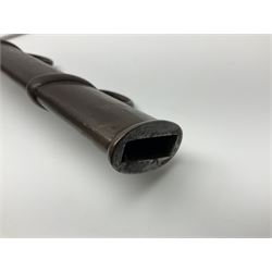 19th Century German (Saxony) Cavalry Sword, the 90.5cm single edge curved steel blade with narrow fuller to the back edge at each side, engraved with a crowned AR monogram and coat of arms, stamped with crowned AR, the back edge engraved C.v Keller im Solingen 1862, the brass half basket hilt with three flat curved bars, applied badge missing, marked G.R. 4, with ribbed leather covered grip and leather finger strap; in steel scabbard with two fixed suspension rings to one side and stamped G.R. II 118; L109.5cm overall