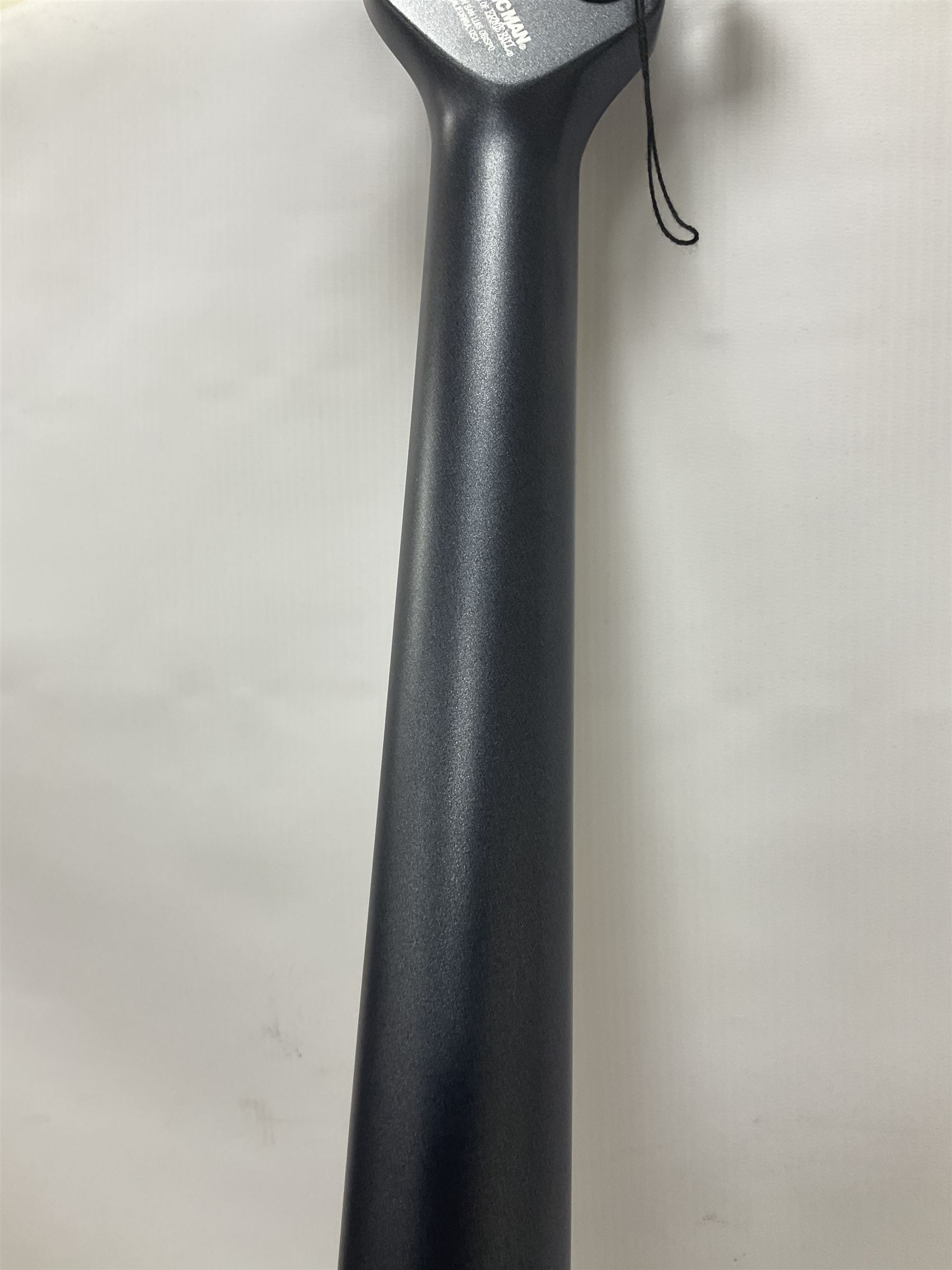 Music Man Bongo 4 string bass guitar, in sapphire black finish, serial no F42547, in black Music Man hard case, guitar L113cm