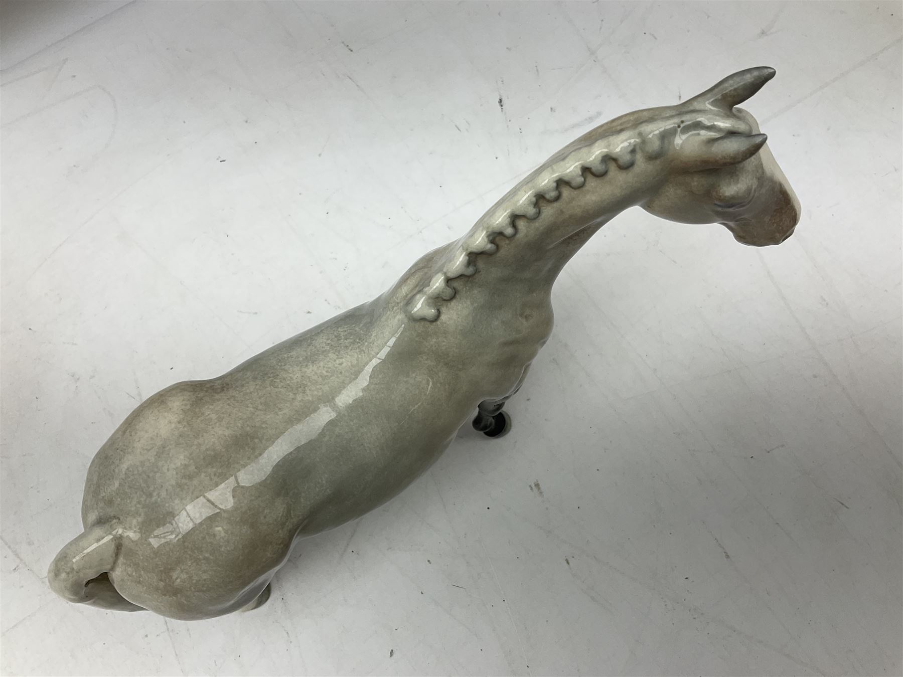 Beswick Grey Roan Hunter, no. H260 with printed mark beneath H19.5cm