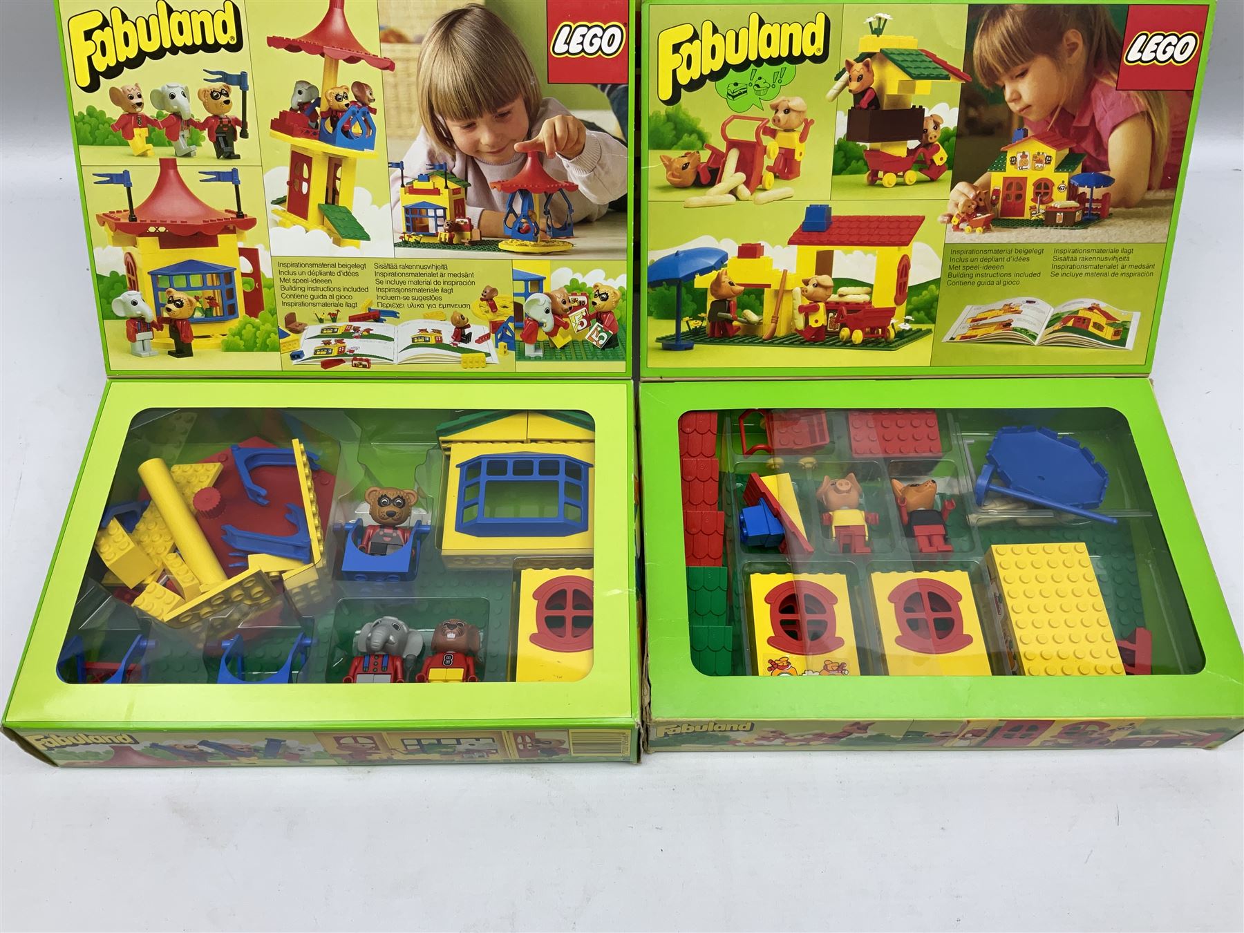 Lego Fabuland - twelve 1980s sets nos.3641, 3644, 3645, 3654, 3659, 3660, 3662, 3664, 3666, 3667, 3668 and 3669; all boxed (12)