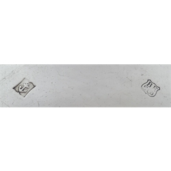 Silver dish by Barker Ellis Silver Co, Birmingham 1974, silver pedestal dish by E H P Co Ltd, Sheffield 1975 and one other, approx 14.2oz