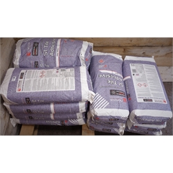  Fired Earth Norcross adhesive, fourteen 20kg bags  