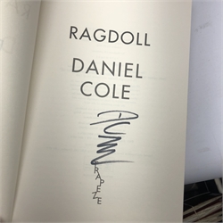  Signed first editions comprising Lee Child: One Shot, Persuader & Past Tense Daniel Cole: Ragdoll Joanne Harris: The Lollipop Shoes Matthew Reilly: Scarecrow (hardbacks) and Kate Ellis: The Marriage Hearse (paperback) (7)   